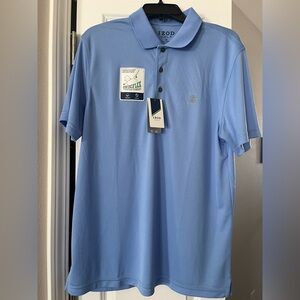 Izod Men's Light Blue Polo Golf Shirt
